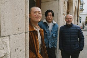 Tian Long Li mit Yosuke Doki und Fabio Gouvea